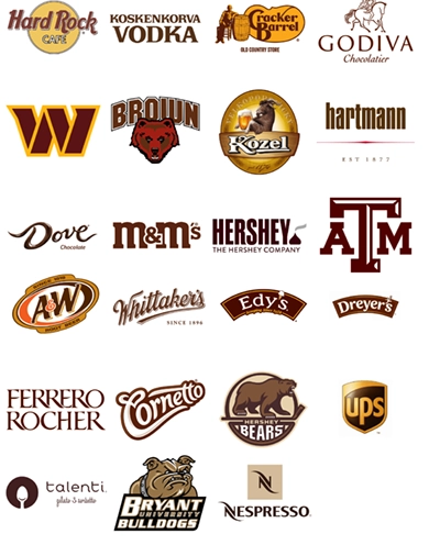 Loghi marroni | Il colore | Alberta Colombo